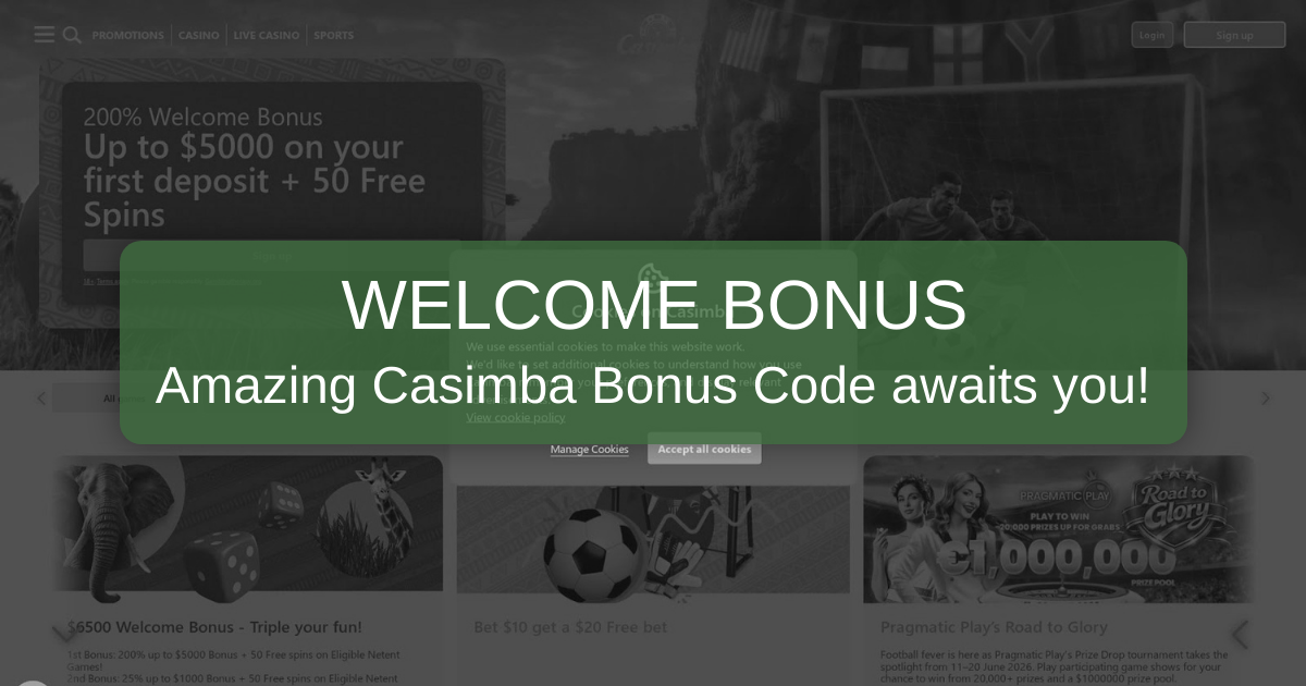 Casimba Bonus Code 2026: Best Offers in the United States - Verified